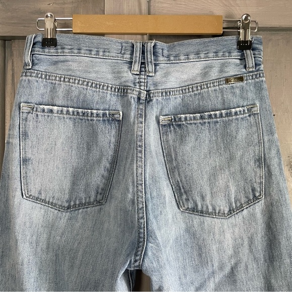 Kancan Women’s Distressed Flare Light Wash Denim Button Closure 100% cotton 7/27 - Picture 8 of 11